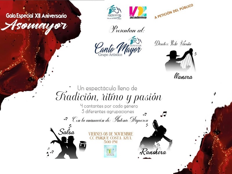 Gala Especial XII Aniversario Asomayor - A PETICI&Oacute;N